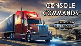 American Truck Simulator - How to Use Console Commands & Why It's Useful?