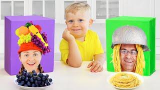 Oliver em uma Aventura de se vestir com a Mamãe e o Papai | Funny Dress Up Adventure