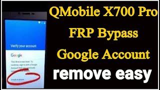QMobile X700 Pro FRP Bypass Google Account easy remove how to qmobile x700 pro frp bypass apk 2020