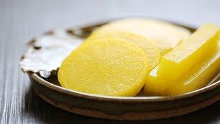 How to make Danmuji (Korean Yellow Pickled Radish)