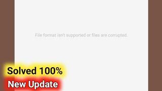 How to Solve File Format isn’t Supported or Files Are Corrupted Problem on All Redmi or Poco Phone