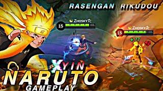 PERFECT KILL 21+ YIN DENGAN SKIN NARUTO RIKUDUO BANTAI ABIS!! || MOBILE LEGENDS