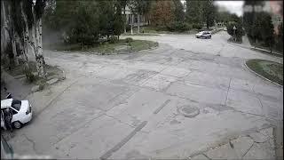 CCTV FOOTAGE: Russian Armed shelled city of Dnipro Dnipropetrovsk in east of Ukraine