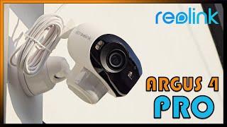 Reolink Argus 4 Pro Security Camera Unboxing & Review Video