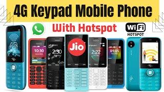 4G Keypad Mobile Phone With Hotspot | Nokia Keypad Phone