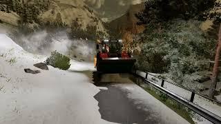 Farming Simulator 22 Schneereümen auf der Tiroler Weissenbachtal Map