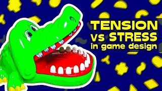 Tension vs Stress in Game Design ft. Crocodile Dentist