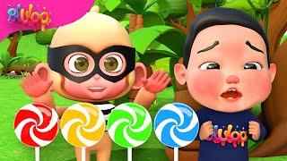 Color Finger Family | Three Little Kittens | BluLoo Nursery Rhymes & Kids Songs