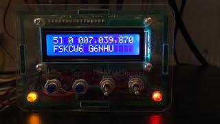 A ten minute Hans Summers U3S frame showing four TX modes (QRSS, WSPR, CW and Slow Hell).