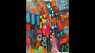 Abstract Painting / Intuitive Art 20x24 Canvas