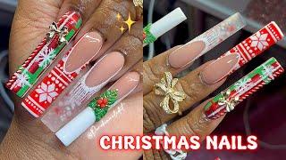 CHRISTMAS NAILS  | WHERE HAVE I BEEN?  | ACRYLIC NAIL TUTORIAL + GIVEAWAY ! 