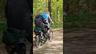 Tandem Bike & 2 People is On. Popular In Netherlands