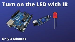 Turn on the LED with IR | Affan Dev