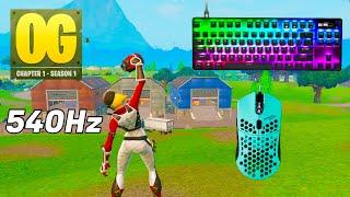 SteelSeries Apex Pro TKL ASMR  Fortnite OG Solo Gameplay  Satisfying Keyboard Fortnite 360 FPS 4K