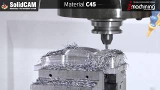 SolidCAM iMachining & Sim. 5X-Milling of a Car Model