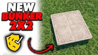 NEW 2X2 BUNKER Simple In Rust 2024| Rust Building Tutorial