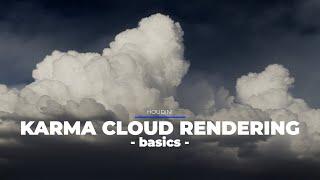 Houdini KARMA -  Cloud Rendering pt1