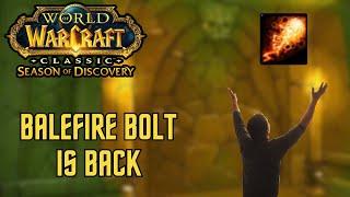 Balefire Bolt FIXED - Now what? | WoW SoD Phase 3 Fire Mage Update