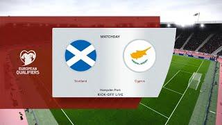 Scotland vs Cyprus | Hampden Park | European Qualifiers | PES 2021