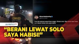 Jengkel! Begini Cuitan Gibran Respons Aksi Pemuda Seret Samurai di Jalanan Sragen Jawa Tengah