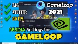 GAMELOOP Lag FIX - NVIDIA Control Panel Settings - PUBG MOBILE (2021 New Guide)