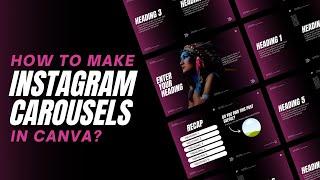 How to create instagram carousel in Canva | Step by step tutorial