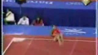 He Xuemei - 1992 Olympics Team Optionals - Floor Exercise