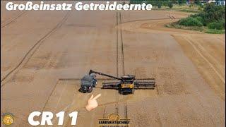 Der Größte Mähdrescher der Welt im Einsatz CR11 Großeinsatz Getreideernte NEW HOLLAND Technik 2024