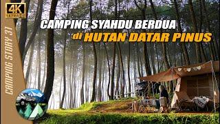 Camping syahdu berdua ditengah hutan datar pinus pangalengan / pakai tenda Naturehike Village 13