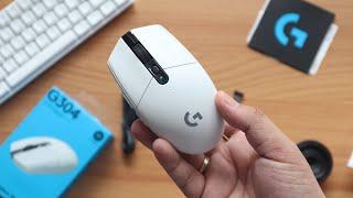 Unboxing- Logitech G304 (White) Lightspeed Wireless Gaming Mouse- Unboxing and Making it Lighter!