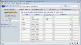PHP News Site Tutorial: Part 1-Mysql Setup