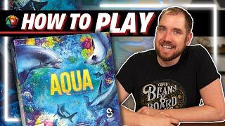 How to Play AQUA | Board Game Tutorial | SOLO Mode Included