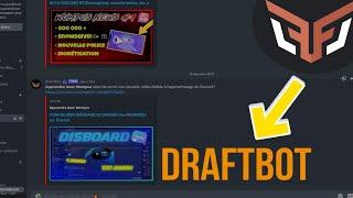 NOTIFIER Vos VIDEOS YOUTUBE Sur DISCORD Avec Draftbot