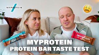 MyProtein Protein Bars Taste Test & Review