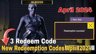 *Active* Call Of Duty Mobile New 3 Working Redeem Code 2024 | New 3 Working Redeem Code in Codm 2024