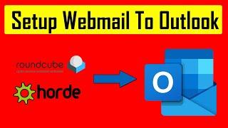 How to setup webmail to outlook