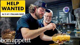 Working A Shift At Chicago's #1 Italian Beef Sandwich Shop | Help Wanted | Bon Appétit