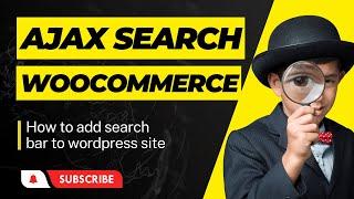 Ajax search for Woocommerce  | Woocommerce search plugin | Product search bar Woocommerce