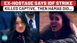 Freed Hostage Tells UN How Israel Bomb Killed Fellow Captive, Then Hamas Did This…|Noa Argamani,Gaza