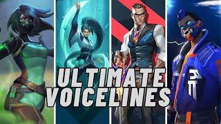 All Valorant Agent Ultimate Voice Lines (22 Agents)