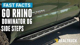 Go Rhino Dominator D6 Running Boards on a 2022 Toyota Tundra Fast Facts