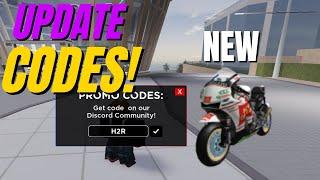 *NEW* UPDATE! H2R!!! CODES* [NEW TRACK!] Moto Trackday Project ROBLOX