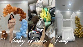 BABY SHOWER HAUL + VLOG *second time mom*