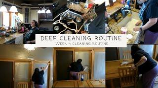 Weekly Deep Cleaning Routine | Week 4 Kitchen & Dining Room | Extreme Cleaning Motivation