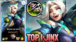 WILD RIFT JINX - TOP 1 JINX GAMEPLAY - CHALLENGER RANKED