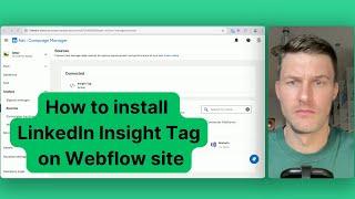 How to Install the LinkedIn Insight Tag (for Webflow site) in 2024