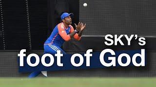 Sky's FOOT OF GOD brings India the trophy they deserve | #t20worldcup2024 #indvsa #final #cricket