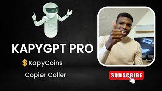 KapyGPT Pro, chat illimité, KapyCoins, copier coller, ChatGPT Afrique