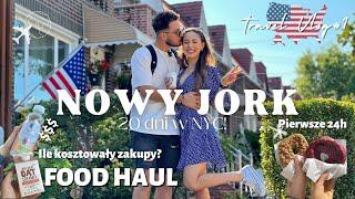  NOWY JORK - FOOD HAULPierwsze 24h w USA  Ile kosztuje jedzenie ?  Co nas zaskoczyło? 