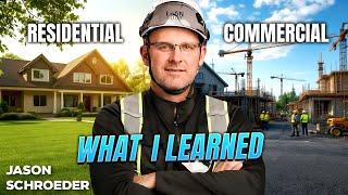 What Is The Difference Between Commercial And Residential Construction?